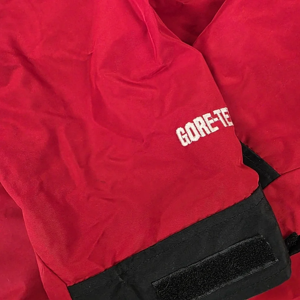 The North Face Jacket Mens Medium Red Black Gore-Tex Waterproof Snow Ski